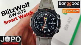 BlitzWolf BW AT2 Rugged Smart Watch, Fitness Tracker, Heart Rate│Smart Watch Review│Subtitles