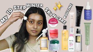 My 10 step Winter Nighttime Skincare Routine for Ultimate GLOW️ #unsponsored