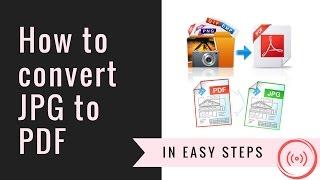 How to convert JPG to PDF without software