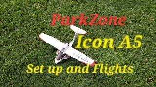 Park Zone Icon A5 Set up and Flight