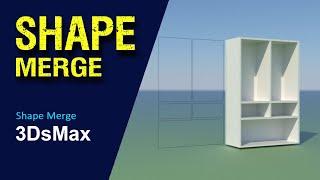 SHAPE MERGE  in 3dsmax | @Quick3D