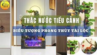 Thác Nước Tiểu Cảnh - Biểu Tượng Phong Thủy Tài Lộc