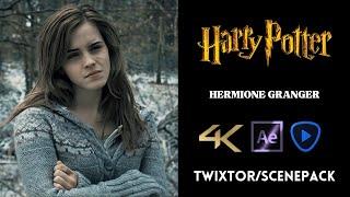 HERMIONE GRANGER || HARRY POTTER MOVIES || 4K ENHANCED TWIXTOR SCENEPACK