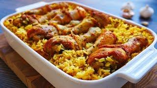 Lazy pilaf- Very Simple and Lunch For a Big Company Ready