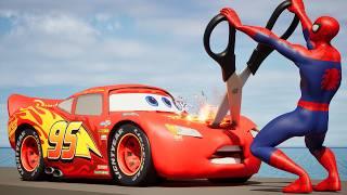 Epic Escape From Spiderman Amazing Maze from Lightning Mcqueen #9