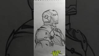 Iron man sketch image #ironman #avengers #avengers  #virel #virelvideo #art #artvideo