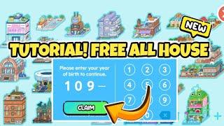 TUTORIAL 2025! FREE UNLOCK ALL HOUSE TOCA BOCA FREE CODE