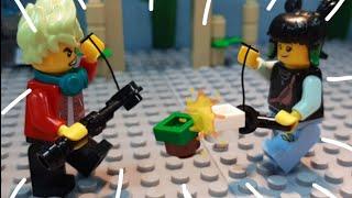 LEGO BEYBLADE Battle- short Stopmotion animation