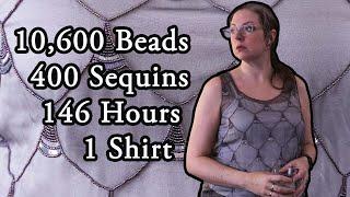 I Learned Tambour Beading...To Make a Dragon Scale Blouse!