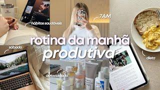 ROTINA DA MANHÃ 7AM *SUPER* PRODUTIVA | realista e motivadora ️️