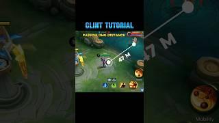 Clint tutorial!  #mlbb #shorts #mlbbshorts #clint #tutorial