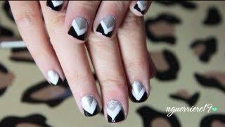 Nail Tutorial | Chevron Inspired