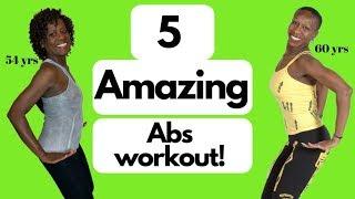 5 Standing Abs Workout For Women Over 50 | Kukuwa Fitness