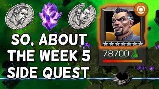 No Rewards In New Side Quest | Use Old Tokens in Week 4 and More | Marvel Contest of Champions