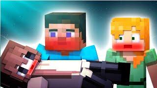 Steve loves another Girl front of Alex | Babu Tech | Prisma 3D Minecraft Animation