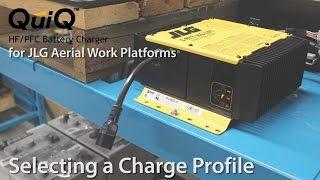 Delta-Q QuiQ Charger for JLG Machines: Selecting a Charge Profile