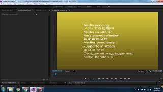 Error Media Pending Adobe Premiere Pro FAST SOLUTION