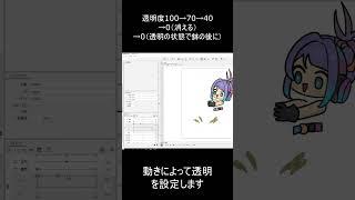 Live2Dで液体が飛び散る効果を作る！  #live2d #live2dtutorial #live2danimation