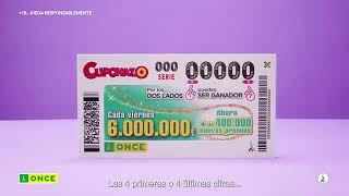 CUPONAZO ONCE 6.000.000 por los dos lados GANADOR