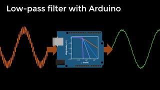 How to design and implement a digital low-pass filter on an Arduino