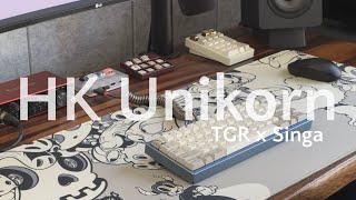 TGR x Singa HK Unikorn Cherry Hyperglide Brown Typing Sounds