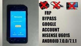 how to open Haines u601s Android 7.0 7.1 frp Google Account verification without PC