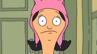 louise belcher being a chaotic maniac for 5 minutes and 17 seconds straight