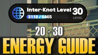 Where to Spend Energy in Zenless Zone Zero (Interknot Level 20 - 30) | Battery Charge Guide