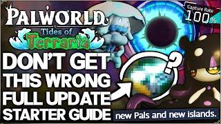 Palworld Tides of Terraria - Ultimate Starter Guide & EVERYTHING We Know - New Pals, Islands & More!