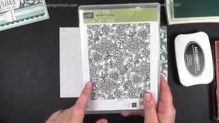 Stamped Resist Paper Technique