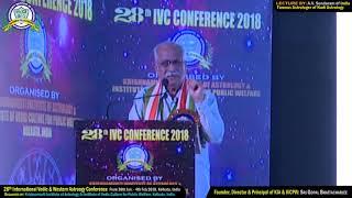 Mr. A.V. Sundaram of India addressing on "Karma Theory, Remedies in Nadi Astrology"