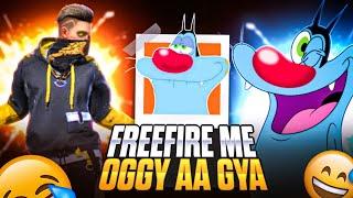 Free Fire me OGGY aa gayeV badge Girl + Oggy ke maze le liye