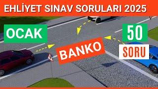 Ehliyet Sınav Soruları 2025 | Ocak Çıkmış MEB Ehliyet Sorularını Çöz