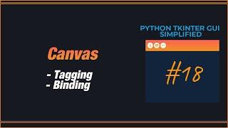 Tagging and Binding Canvas items - PYTHON TKINTER GUI SIMPLIFIED