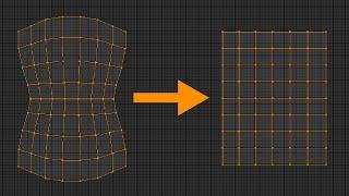 How to Flatten UV Islands (Blender Tutorial)