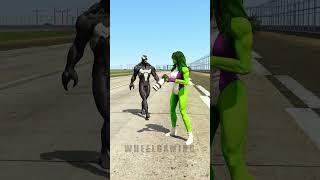 The Outcome of the Prank on Venom #superhero #hulk