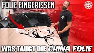 FOLIE EINGERISSEN | Was taugt die "China Folie"? | Audi RS3 | Tesla Model 3 |Enjoy Fahrzeugfolierung