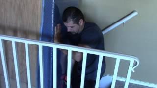 How to move a big and heavy armoire from upstairs | Rescue Movers