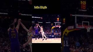 LUKA DONCIC gets crazy in Lakers #basketball #fun  #shorts #shortvideo #funny #gameplay