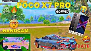 POCO X7 PRO NEW UPDATE 3.7 TEST 120 FPS FULL RUSH AND SENSİVİTY 