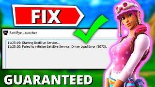 How To Fix Fortnite Battleeye Launcher Error(Failed To Initialize Battleye Service)