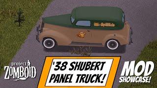 Mafia 2 '38 Shubert Panel Truck Mod Showcase for Project Zomboid