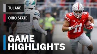 Highlights: Tulane Green Wave at Ohio State Buckeyes | Big Ten Football
