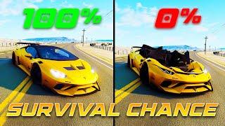 Best of Realistic Crash Survival Chance #19 | BeamNG.drive Ultimate Impact Test