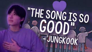 Jungkook’s full reaction to our 2020 Global ARMY Song “7 Reasons” (English Version)