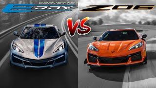 C8 Corvette Z06 versus C8 Corvette ERAY! Which one is best for YOU?