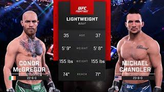 Conor McGregor vs Michael Chandler FULL FIGHT | UFC 5 AI Simulation