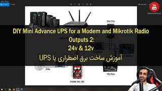 DIY Mini Advanced UPS for a Modem and MikroTik Radio