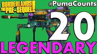 Top 20 Best Legendary Guns and Weapons in Borderlands: The Pre-Sequel! #PumaCounts