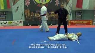 Gnes Sergei (Vinnitsa) nomination for "Knockout of the Year" (Kyokushin)